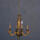 Gloss wood Golden 4 lights