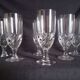 Lot de 6 grands verres à absinthe, h - 18 cm.
