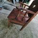 Seat throne oak