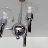Chandelier with 3 branches space art 70's murano