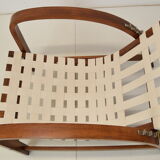 Art-deco adjustable armchair, designed by Jindrich Halabala,Restored,1930's