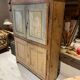 Vintage farmhouse high sideboard from the 19th century