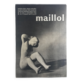 Original poster Aristide MAILLOL, National Museum of Modern Art, 1963 by SOUGEZ Mourlot imp.
