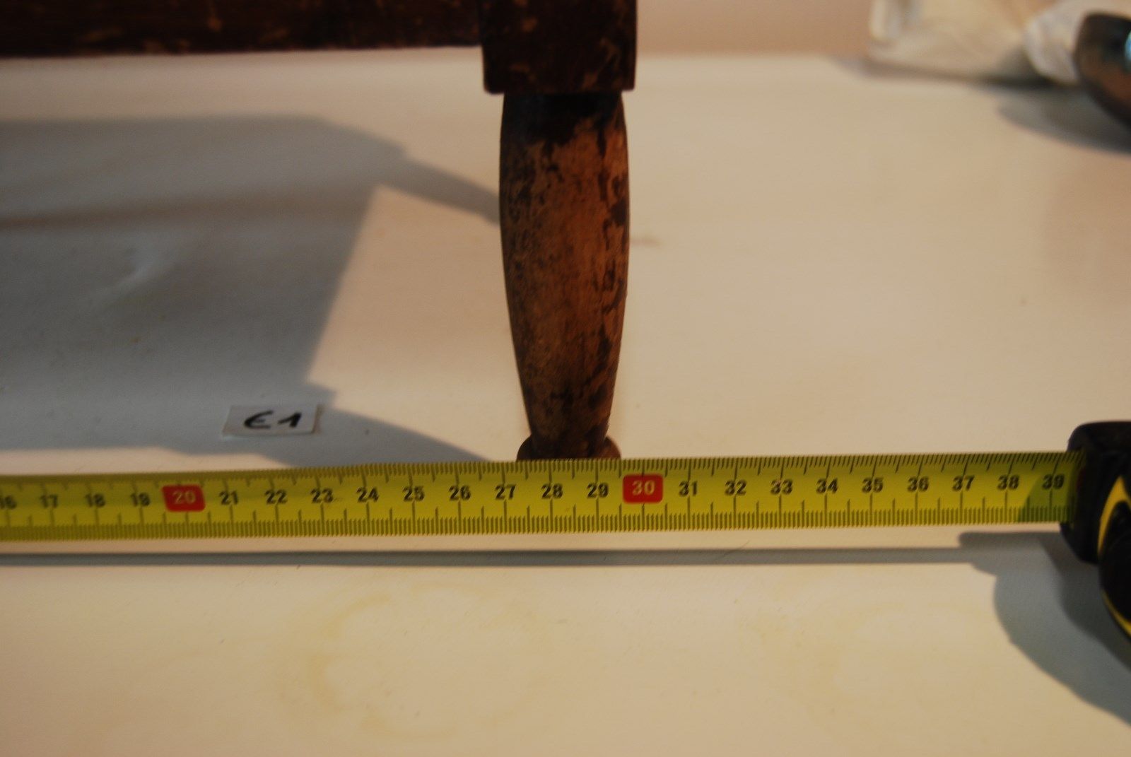 Former 19th end footrest