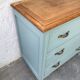 Commode art deco vert amande