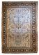 Handmade antique prayer Indo-Moktasham rug 4' x 6.2' (122cm x 189cm) 1880s