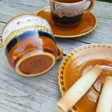 Sarreguemines coffee cups