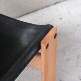 Set of Four Italian Scarpa 'Monk' Mid-Century Dining Chairs