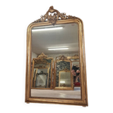 Louis Philippe mirror with pediment 154 x 98