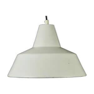 Lampe émail design industriel