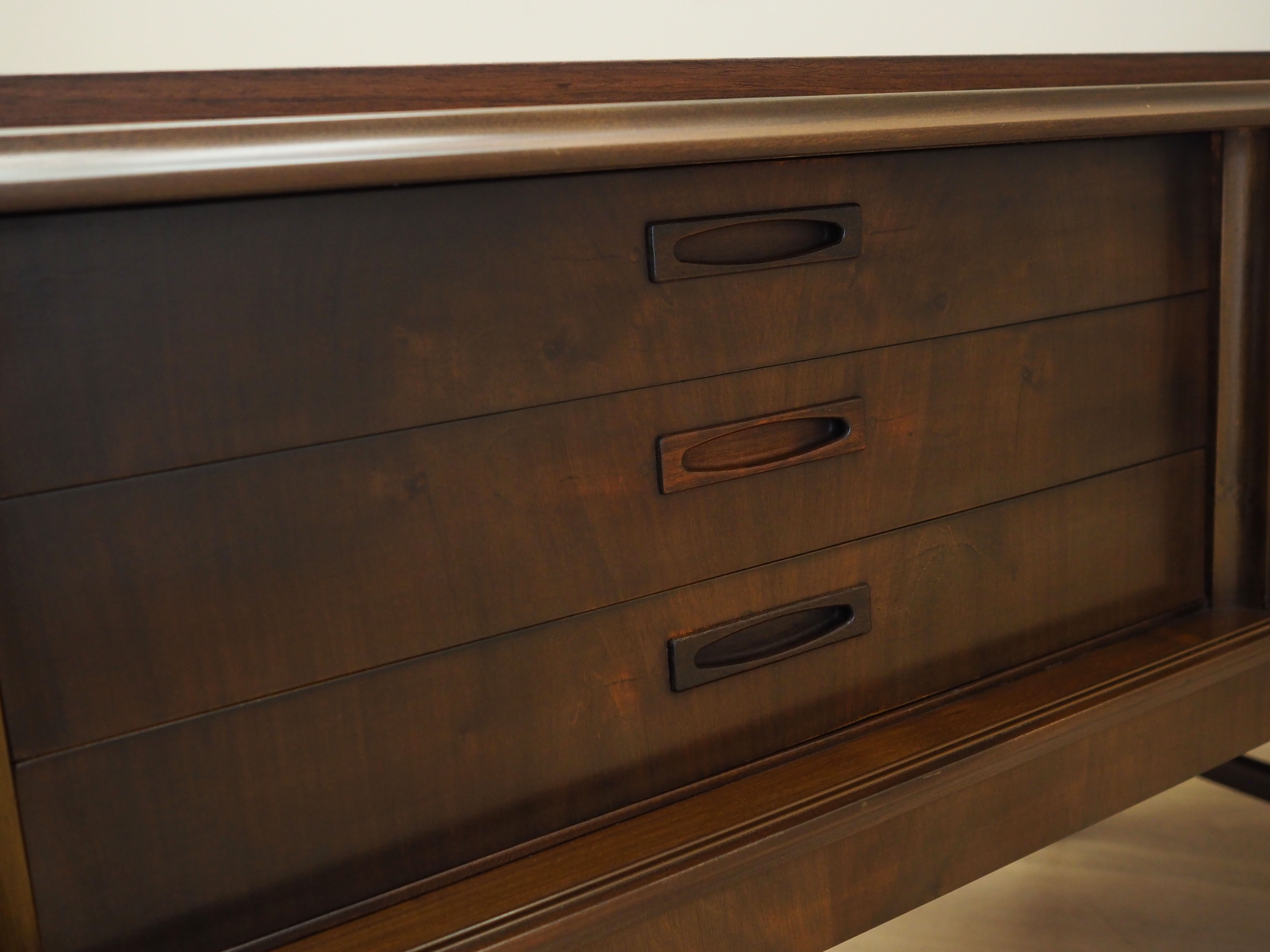 Walnut sideboard, Danish design, 1960s,  Denmark