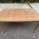 Louis XV extendable dining table, 20th century, renovated in solid oak, 245cm