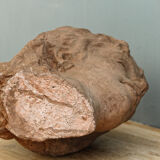 Woman's head, reconstituted stone