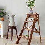 Wooden workshop stepladder 50s