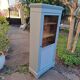 19th century glass cabinet with 1 door