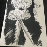 Lot of 3 fashion sketches for press