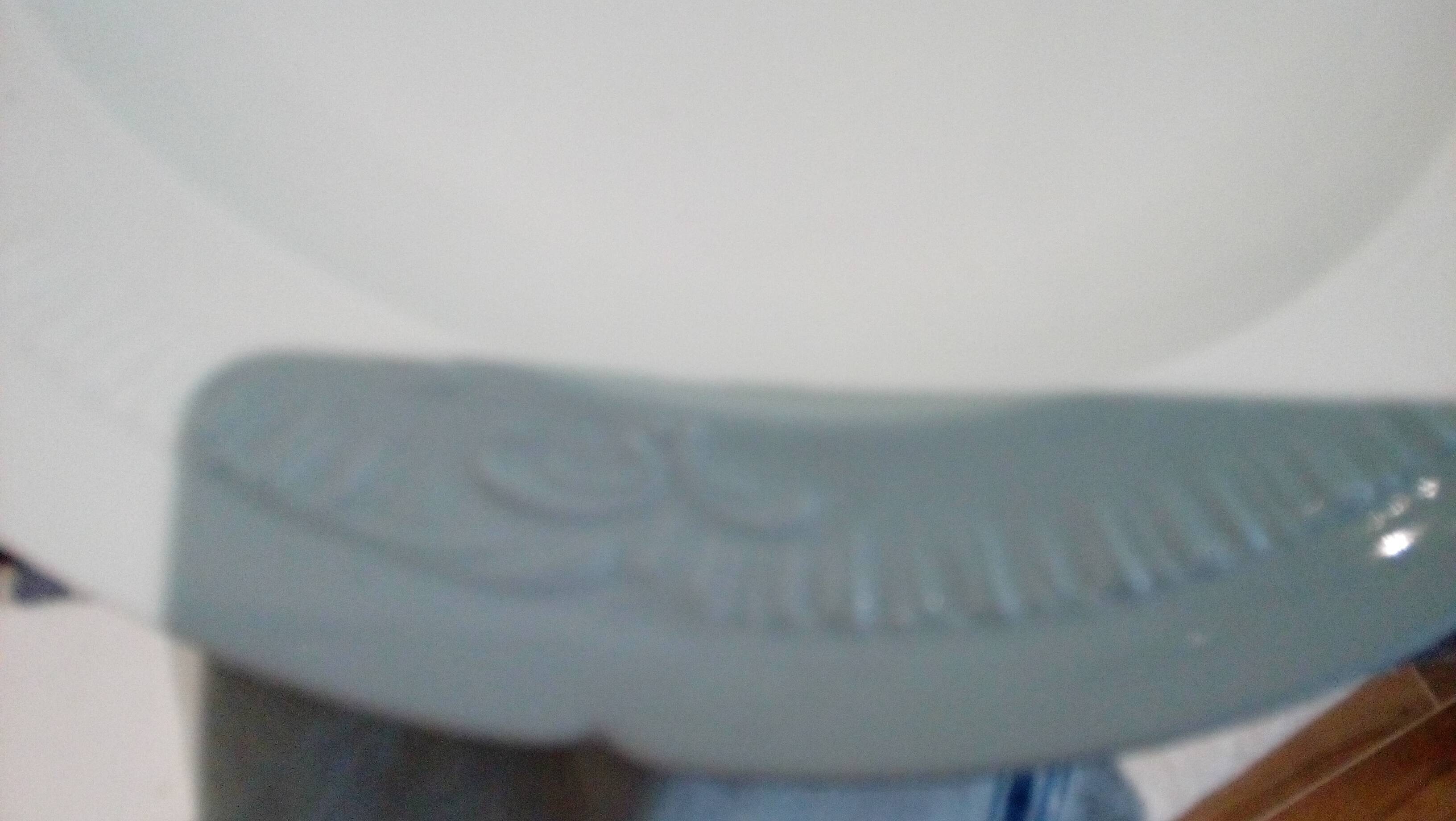 Round white porcelain dish