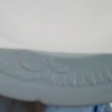 Plat rond porcelaine blanche
