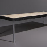 Design coffee table made of marble in the 70