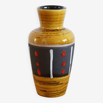 Vase West Germany en céramique années 1970