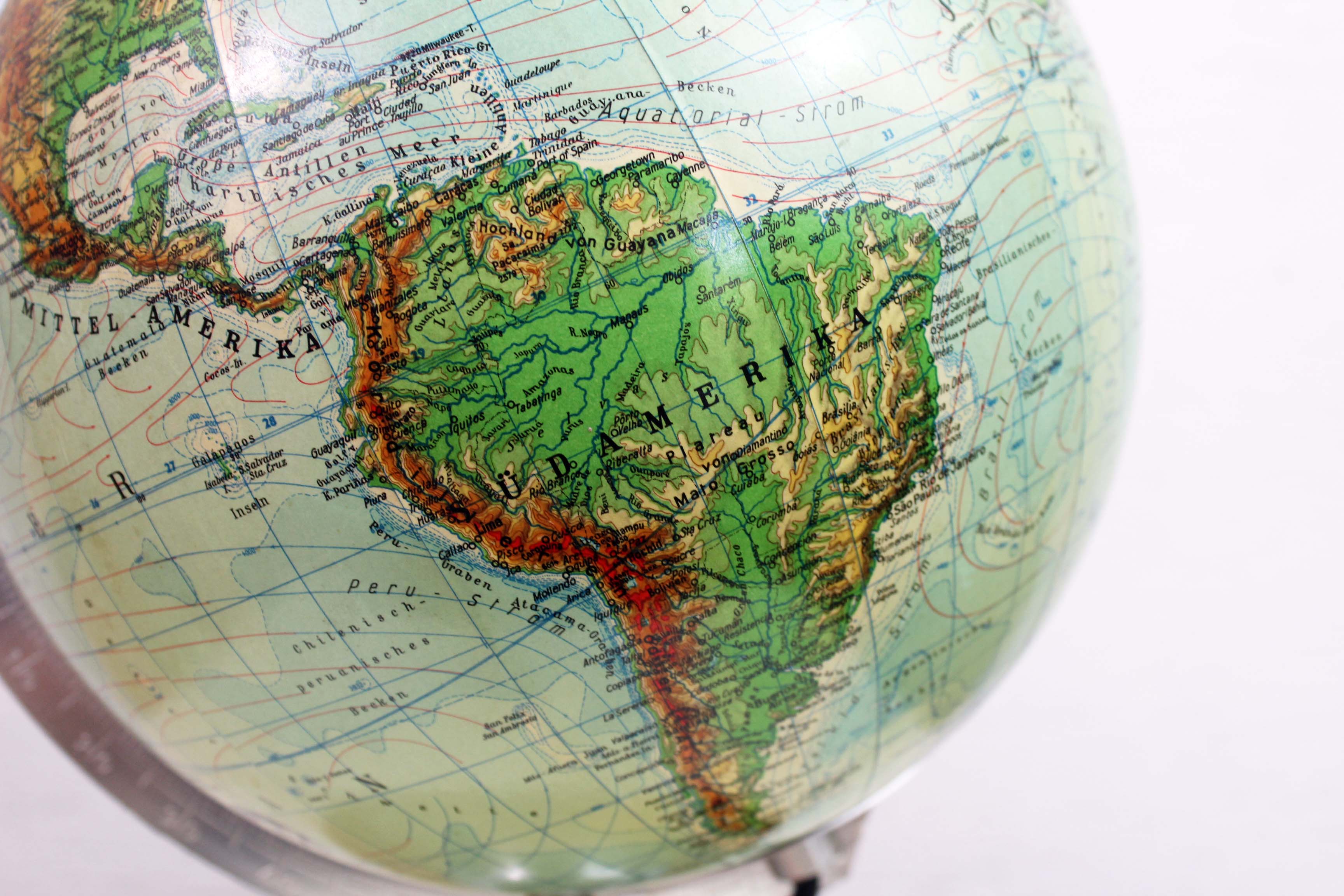 Globe  in glass