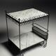 Side table drinks table marble