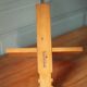 Wall wooden shelf, vintage wooden furniture, Art Deco wall shelf, interior decoration
