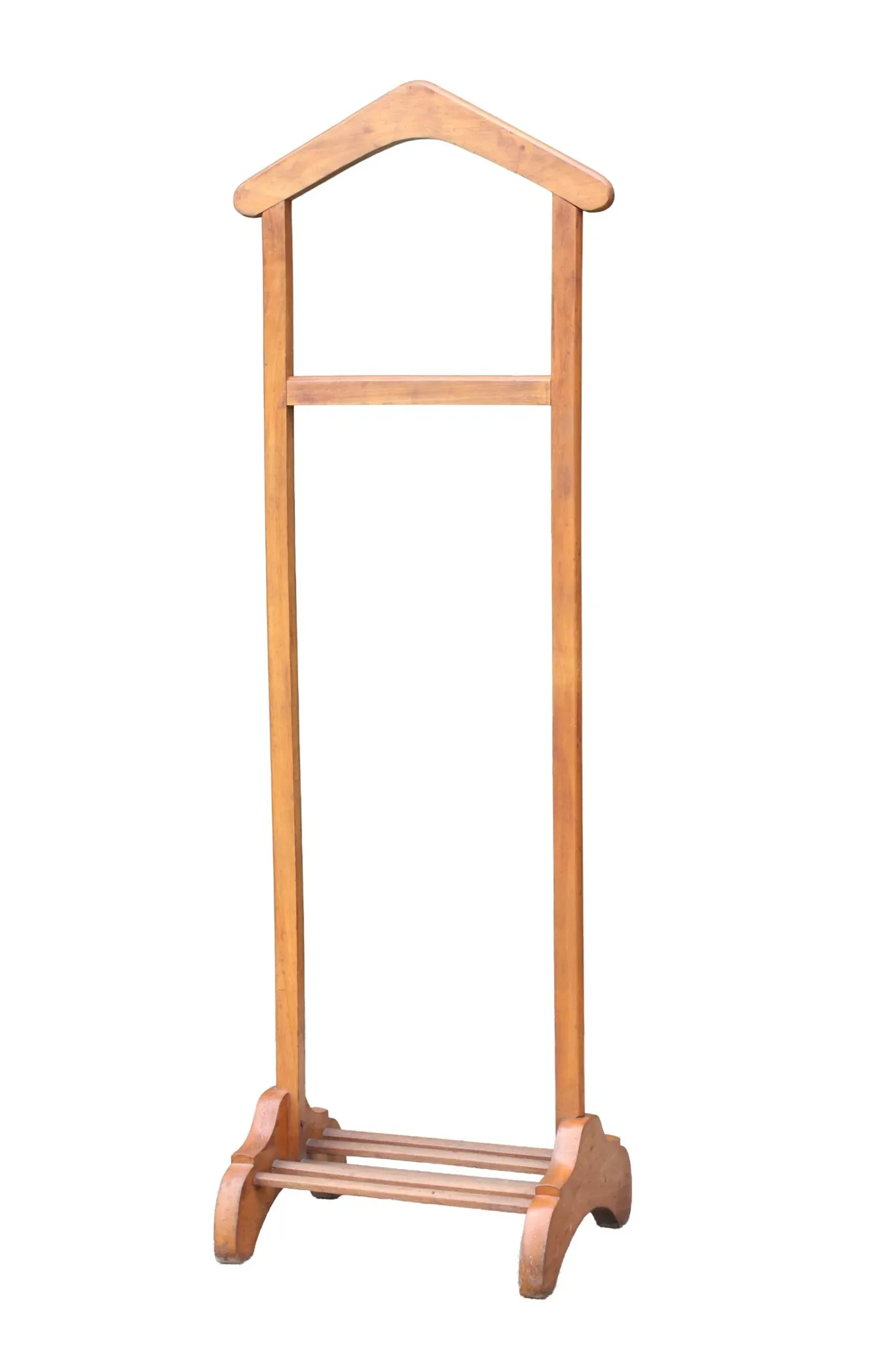 Vintage wooden valet stand / clothes stand from the 1960s