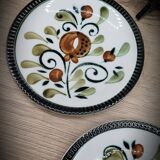 Set 4 plates Boch Argenteuil
