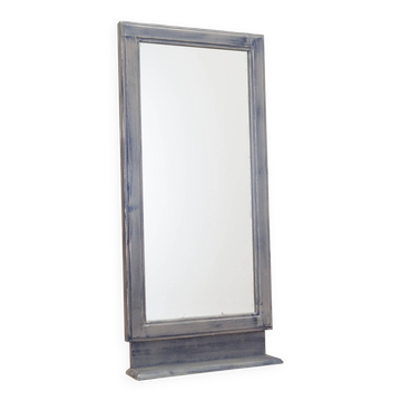 Miroir avec cadre en hêtre, design danois, années 1960, production : Danemark