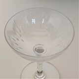 Crystal champagne glasses