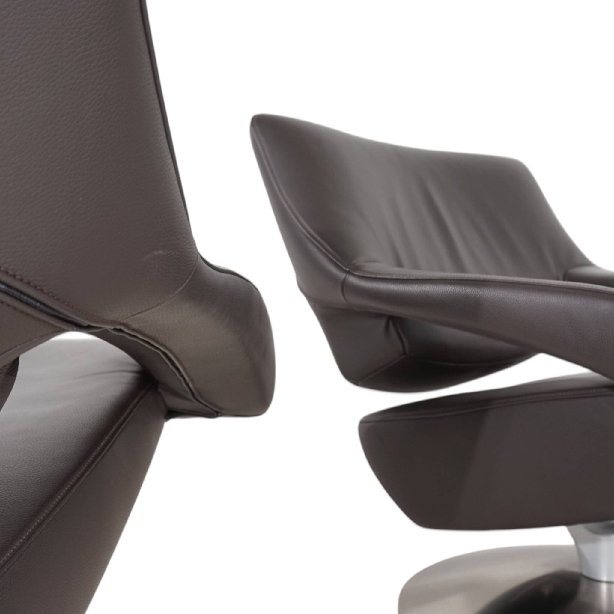 De Sede DS-255 Avantgarde Lounge Chair in Dark Brown Leather, 2000