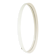 Minimalist wall mirror - oval, Germany, 70s