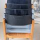 Set of 4 stackable chairs by Rainer Schell