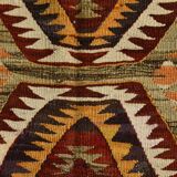 5x9 Red & Orange Faded Colors Anatolian Kilim Rug, 150x271Cm