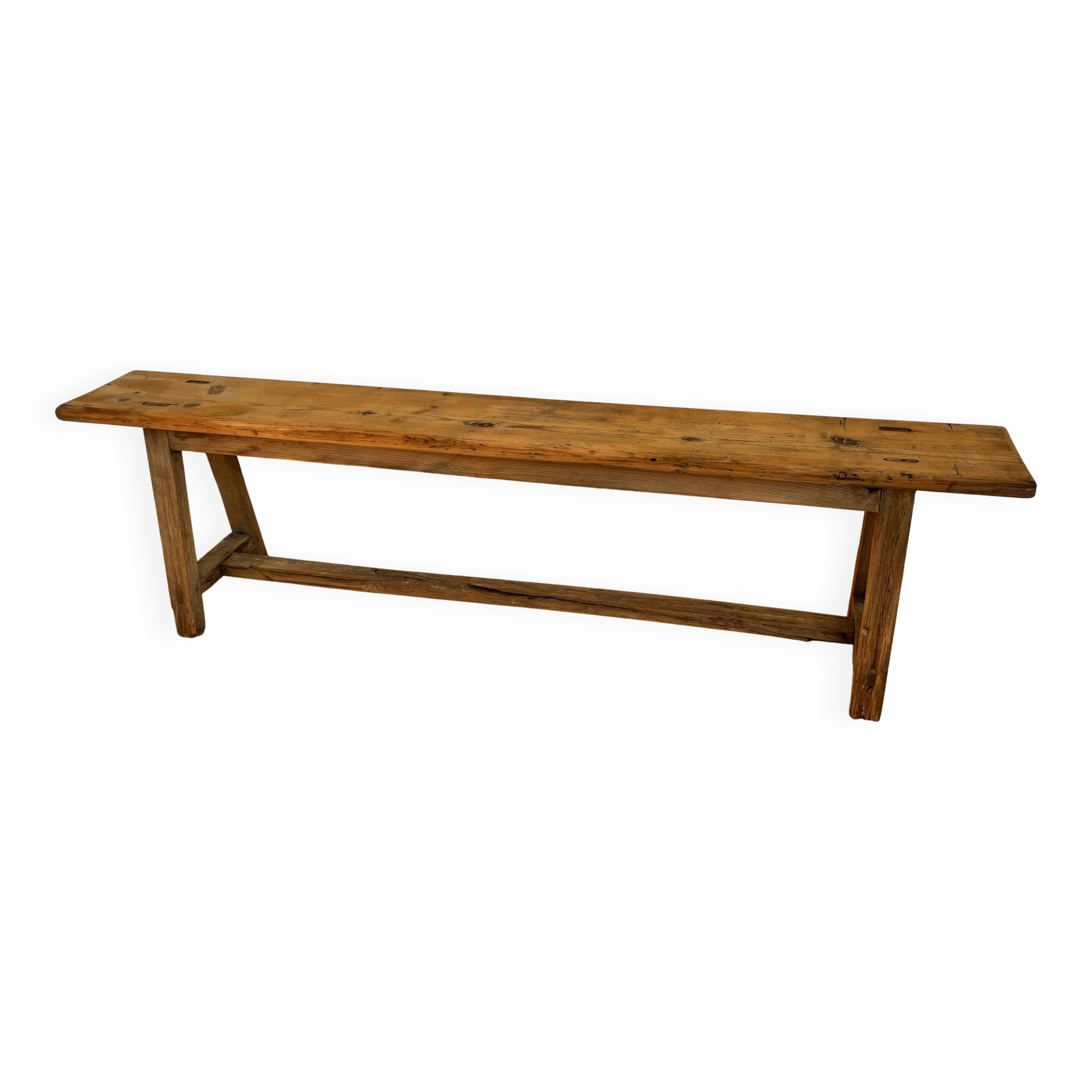 Wooden bench