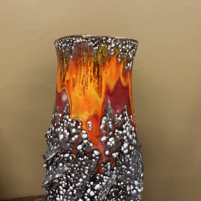 Vintage FAT LAVA ceramic vase