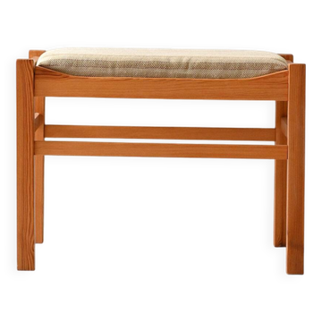 Scandinavian Oak Vintage Footstool
