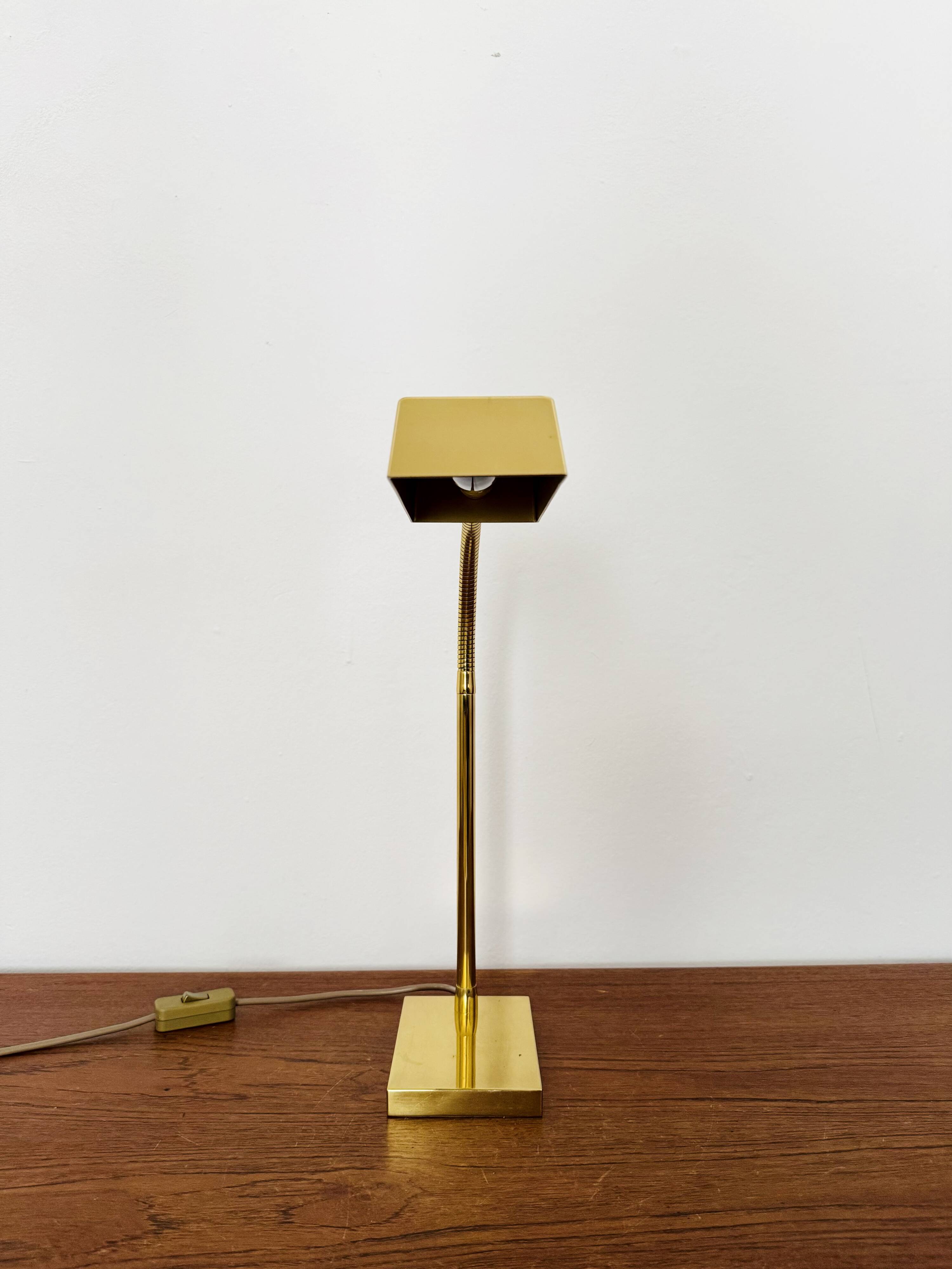 Brass Table Lamp by Vereinigte Werkstätten Collection