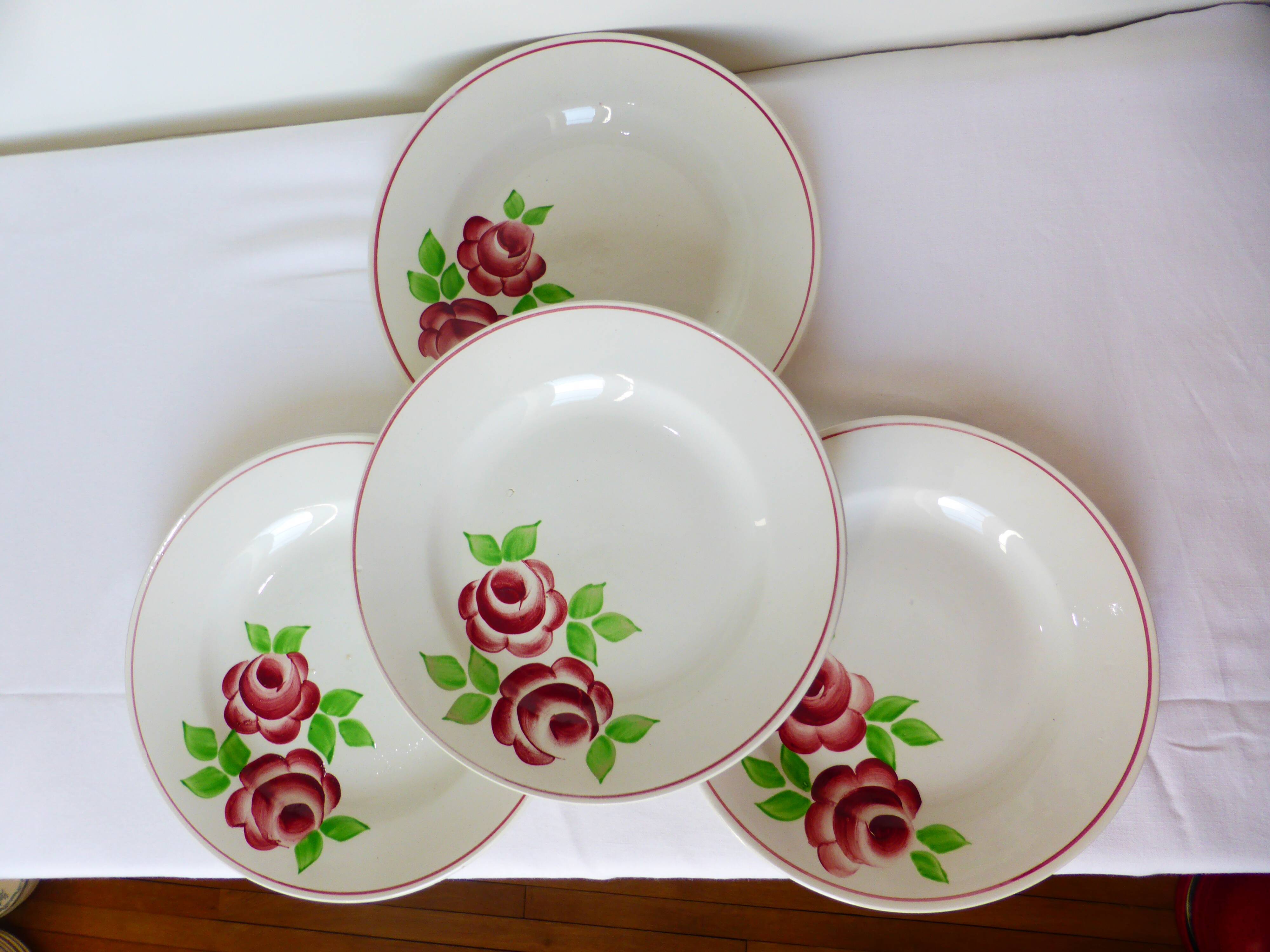 4 flat plates model Rose Mai