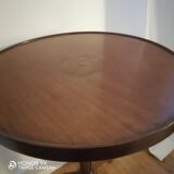English style mahogany pedestal table