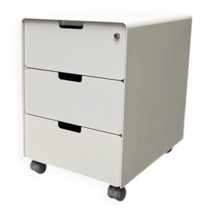 Chariot de bureau métallique série ATM par Jasper Morrison pour Vitra