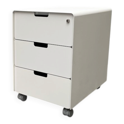 Chariot de bureau métallique série ATM par Jasper Morrison pour Vitra