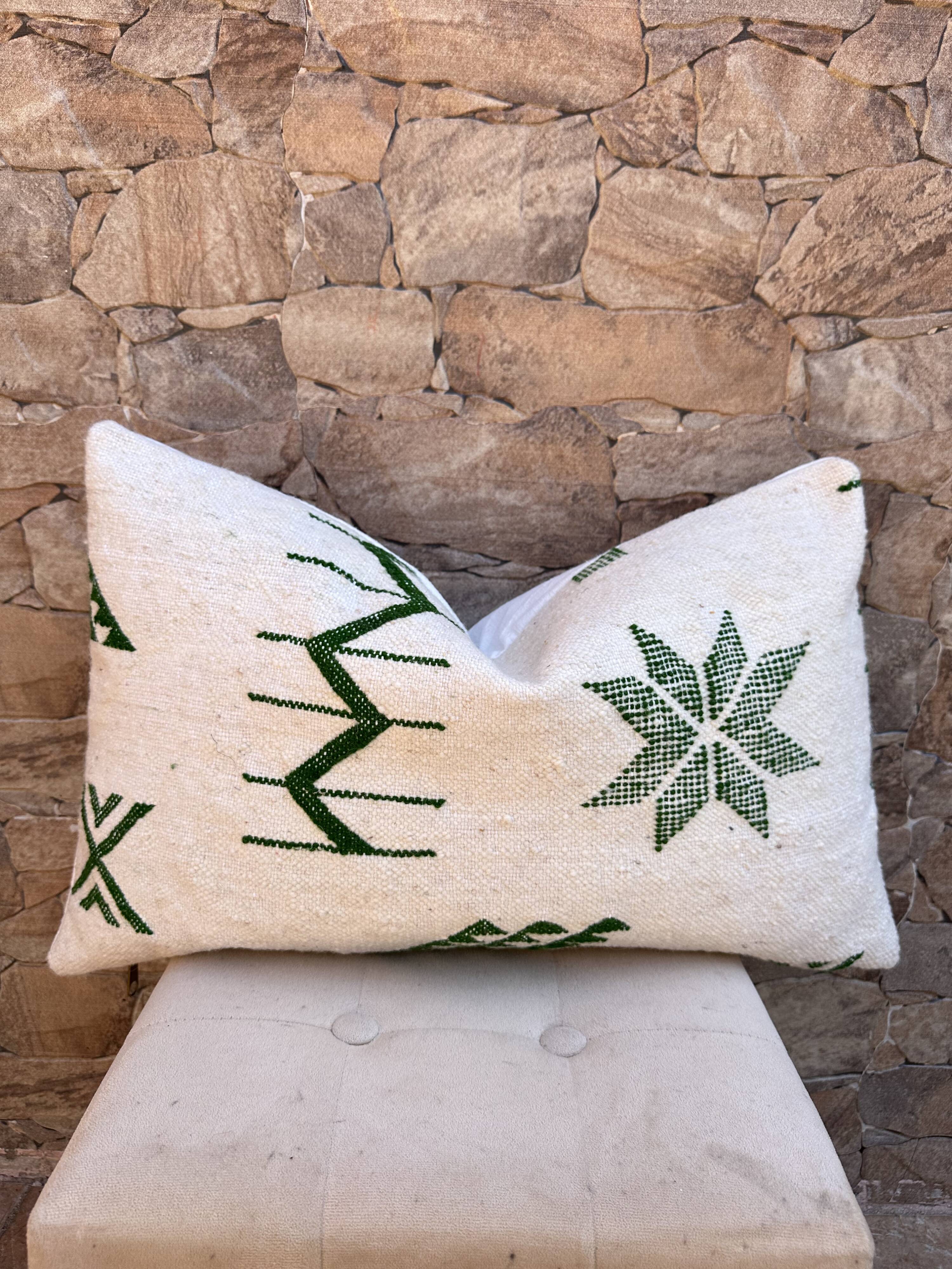 Coussin de sol marocain, coussins décoratifs, ottoman marocain vintage