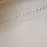 Ancien drap blanc en métis