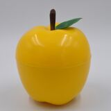 Vintage ice bucket ice cream yellow apple 1970's 70's