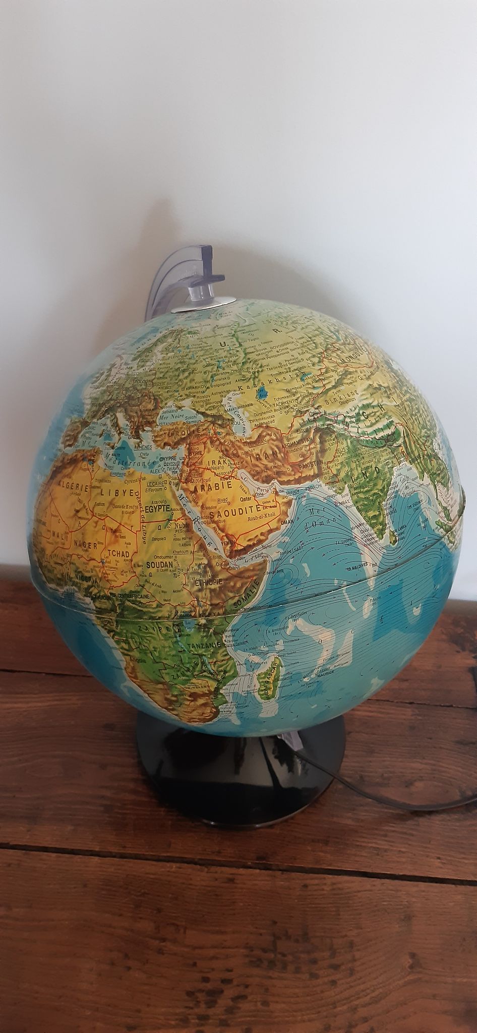 Luminous vintage globe Made in Italy 60s-70s