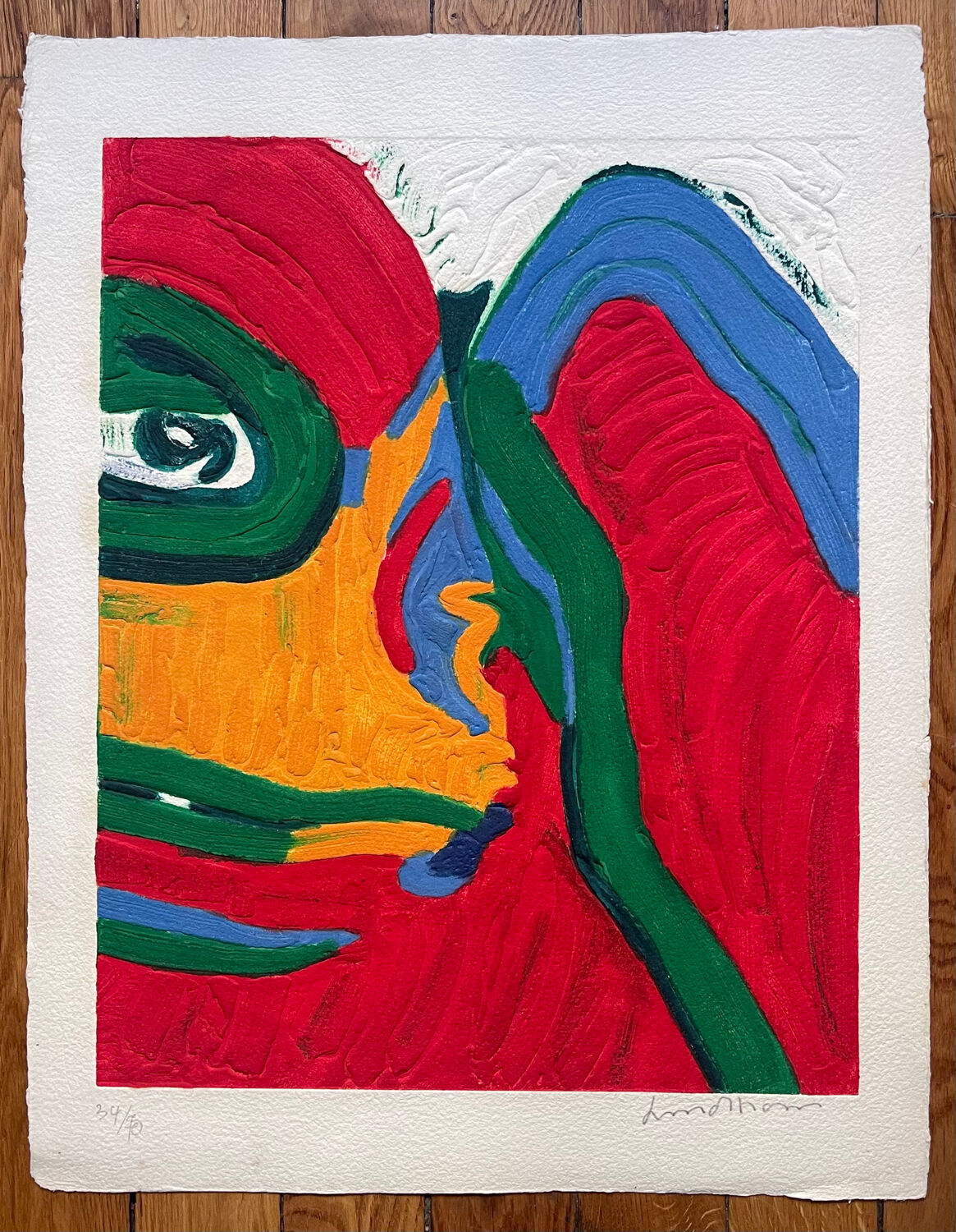 Lithographie Bengt Lindstrom Exclusive !