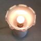 Lampe à poser en verre opalin rose - mid. XXeme