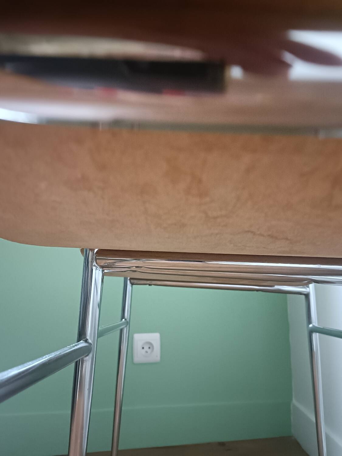 Two vintage Formica chairs